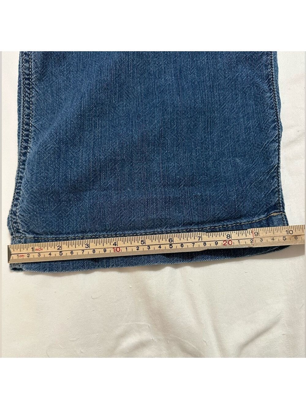 FREE PEOPLE SOFT BLUE DENIM OVERALLS ZIP FRONT SNAP CLOSURE WIDE LEG SIZE MEDIUM - Picture 10 of 14